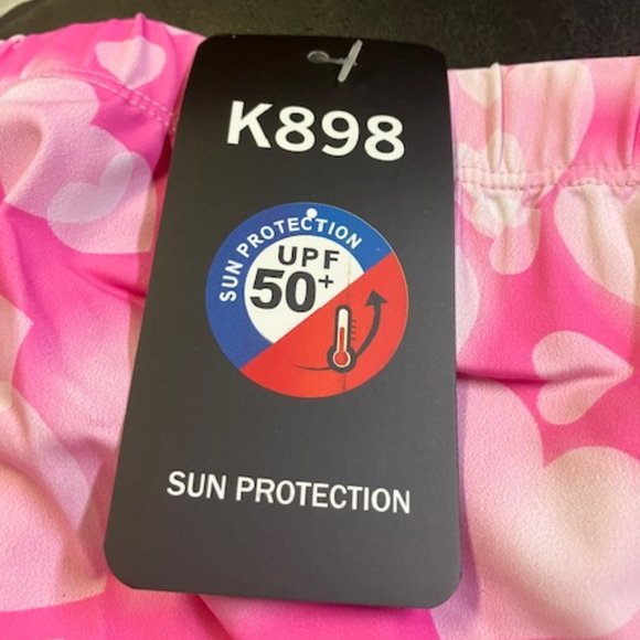 K898 Women's Pink Hearts/Love Padded Cycling Shorts XXL NWT - Picture 3 of 8